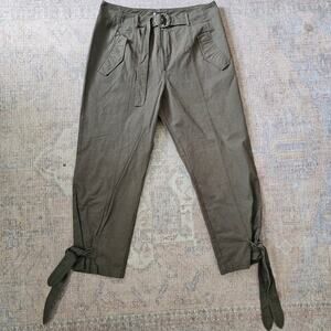Venus Olive Green Womens Pants 18 Military Jogger Tapered‎ Casual Indie Street